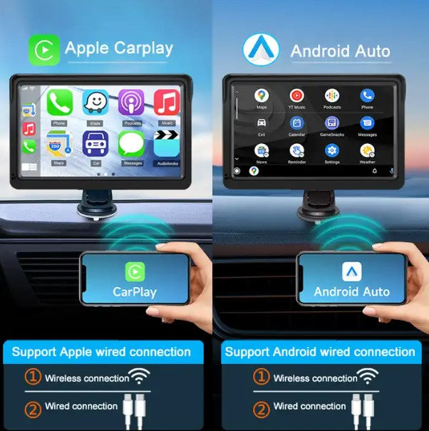 Wireless CarPlay/Android Auto Display & Backup Cam